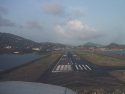 On short final to RWY 10, St. Thomas