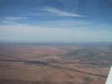 Flying over El Paso, Texas